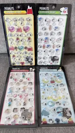 スヌーピーボンボンドロップ シール 4枚セット