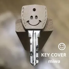 キーカバー ニコちゃん　レザー製品　FIT miwa 501-3