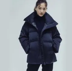 新品タグ付き✨ユニクロ ジルサンダー ダウンボリュームジャケット ネイビー L