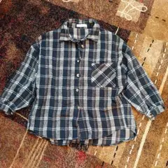 Ray Cassin 厚手オーバーサイズチェック柄 アウター ネルシャツ