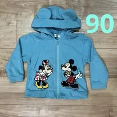 Disney ディズニー キッズパーカー 90