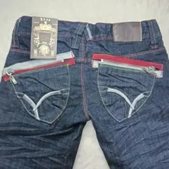 極美品 REED フレアデニムパンツ S インディゴ 濃紺 Y2K ブーツカット