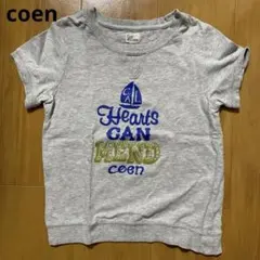 CoenコーエンプリントTシャツ 綿100％ 120