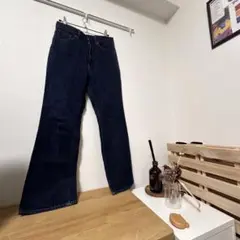 GU ジーパン フレアデニムジーンズ M