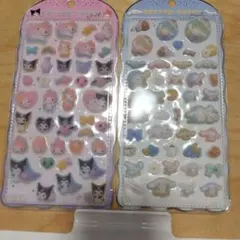 サンリオ COTTON PUFFY シール 2種セット