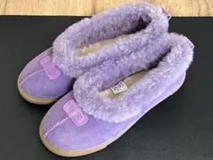 UGG アグ25cm スリッポン ムートン ボアシューズ 紫