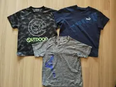 Tシャツ3枚組 140cm OUTDOOR PUMA Mizuno