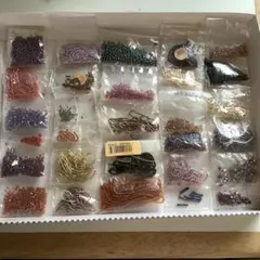 ビーズセット 多色 様々な形状