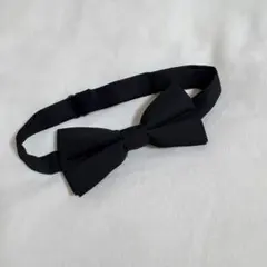 美品　TIMELESS&THREE キッズ　カラーボウタイ　黒