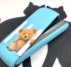 7アイコス イルマ 用 ケース iqos iluma i専用 クマ　水色