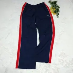 プーマ 　ナイロン 　パンツ　ネイビー　刺繍ロゴ