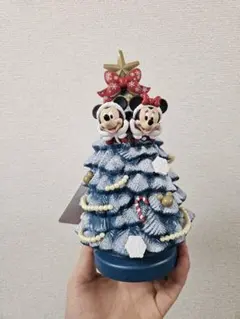 ディズニーストア　ミッキーミニー　クリスマスツリーフィギュア　新品タグ付