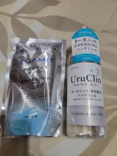TOAMIT UruClin ハンドジェル 500mlと入浴剤のサムネイル