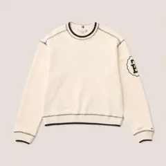 トミーヒルフィガー レディーストレーナー アイボリー トップス 冬服 春服M