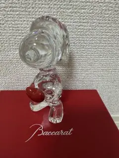 最終値下げ】Baccarat SNOOPY彫刻 - メルカリ