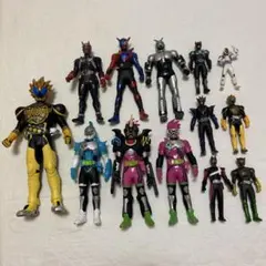 仮面ライダーソフビまとめ売り　オーズ、エグゼイド、ビルド、響鬼他のサムネイル