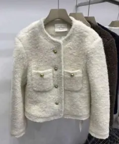 アウター ホワイトジャケット