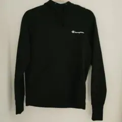 Champion 黒 パーカー