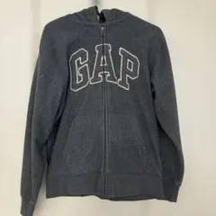 GAP フルジップ フード付きパーカー グレー160cm