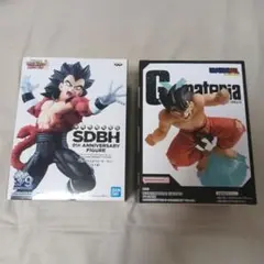 SDBH 9周年記念 超4ベジータ & 孫悟空 フィギュア ドラゴンボール