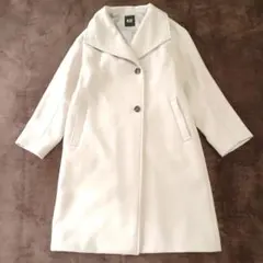 プラステ　ウールモッサ 2WAYスタンドカラーコート　ロング