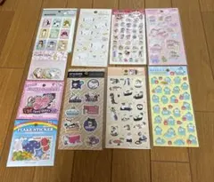 まとめ売り☆セリア☆ダイソー☆シール☆10点セット
