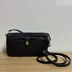 コーチ　レザーショルダーバッグ