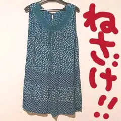 値下げしました！胸元のレース編みが可愛くて涼し気♡古着風チュニック