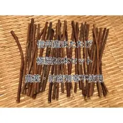 ☆またたびの木☆極細20本セット☆防腐剤等不使用☆信州産☆マタタビ☆またたび☆