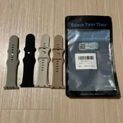 【値下げ】アップルウォッチ バンド 4色セット