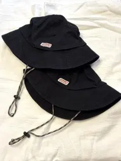 コールマン　サファリハット　アウトドア　黒　２つセット　帽子　調節可能だ