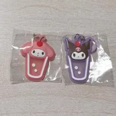 クリアクリームソーダめじるしラバーチャーム　クロミ　マイメロ