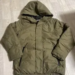 GLOBAL WORK フード付きダウンコート M