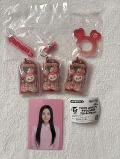 TWICE チェヨン カラビナ チャーム 3点コンブチャトレカセット まとめ売り