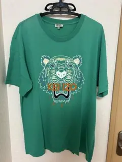 KENZO トラプリント Tシャツ XXL オレンジ - メルカリ