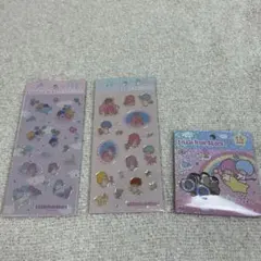 正規品✨　キキララ　キラぷくシール　おはじきシール　クリスタルシール　3点セット