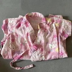 ハローキティ 甚平 50-60cm