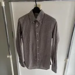USA製 individualized shirts ギンガムチェックシャツ