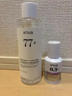 Anua Heartleaf 77+ トナー & 0.3+ セラム セット