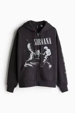 新品 H&M × NIRVANA コラボ パーカー ニルヴァーナ M