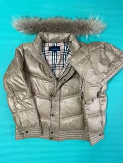 美品バーバリーブルーレーベル メンズダウンジャケットM　※CL済