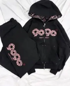 9090girl ロゴグリッタージップアップパーカー - メルカリ