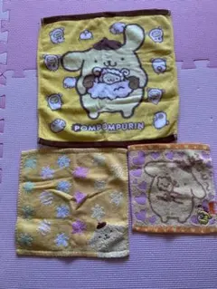 使用感あり　サンリオ　ポムポムプリン　タオル　3枚　セット