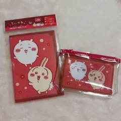 【新品】ちいかわ セリア A6カバー付きノート ビニールポーチマチ付きのサムネイル