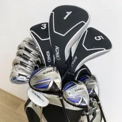 送料込☆格安☆IGNIOゴルフクラブフルセット☆初心者メンズ右キャディバッグ付R