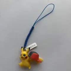 ピカチュウサトシの帽子付きフィギュアストラップのサムネイル