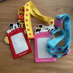 ミッキーミニー　パスケース