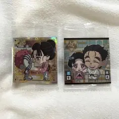 鬼滅の刃 ウエハースシール 猗窩座 小雪 シークレット