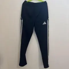 アディダス パンツ スリム黒 ポリエステル サッカー　160