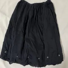 ネイビーフレアスカート M